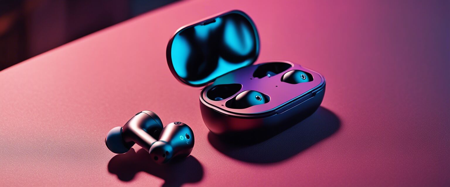 Wireless earbuds and charging case