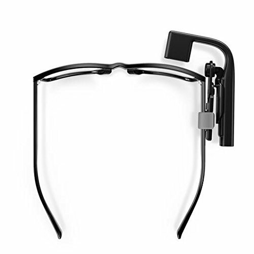 Eyeglasses with rear-view mirror attachment